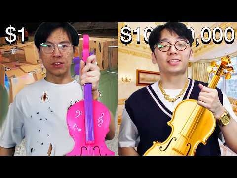 $1 vs $10,000,000 Violin