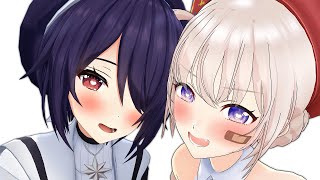 TamaShiro binaural Cucumber eating ASMR（00:26:41 - 00:27:32） - 【#たましろ】癒しと●●欲の禁断のASMR【オフコラボ】