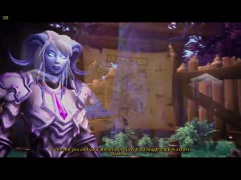 Exarch Yrel's Message to Draenei Garrison Builders HD 60FPS Cinematic