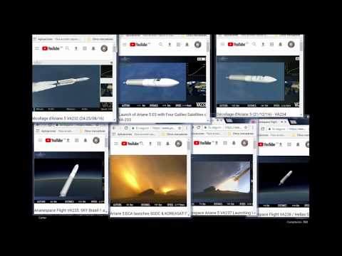 Arianespace VA233-234-235-236-237-238 BLUEBEAM!