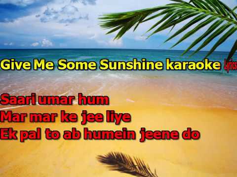 download lagu mp3 mp4 Give Me Some Sunshine Karaoke, download lagu Give Me Some Sunshine Karaoke gratis, unduh video klip Download Give Me Some Sunshine Karaoke Mp3 dan Mp4 320kbps Gratis