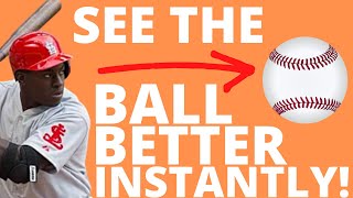 How To See The Baseball BETTER When Hitting (Baseball Hitting Tips)