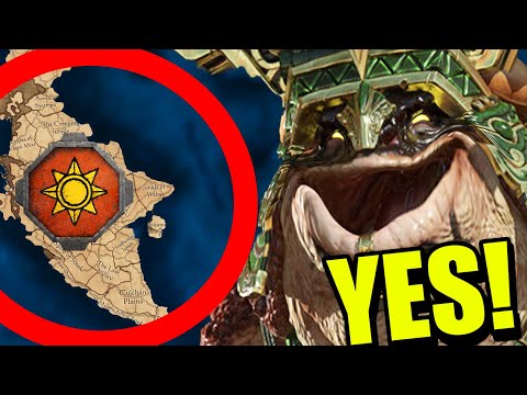 Lizardmen Realised Almost EVERYONE Left Lustria in Immortal Empires!!