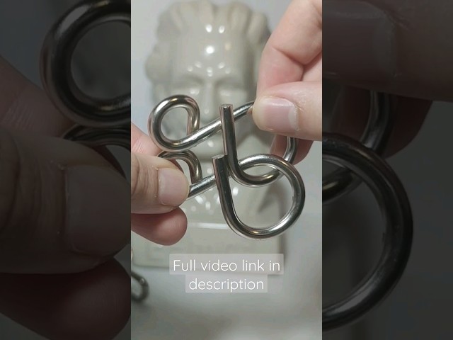 Vídeo relacionado con Holzsammlung 9 Piezas Rompecabezas Metal, Juegos de Ingenio Metal Puzzle, Juegos Logica Inteligencia Educativos IQ Puzzle Juguetes Metalicos Rompecabezas Regalo para Adultos Adolescentes