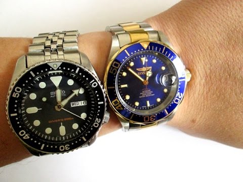 Invicta vs Seiko - Pro Diver vs SKX007