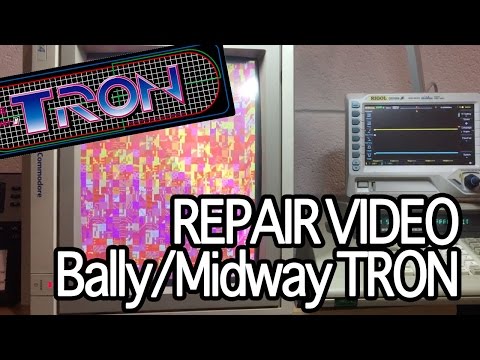 Bally/Midway 1982 TRON Arcade PCB Repair for Four Quarters Bar in London