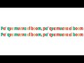 Chimbala- El boom (lyric video)