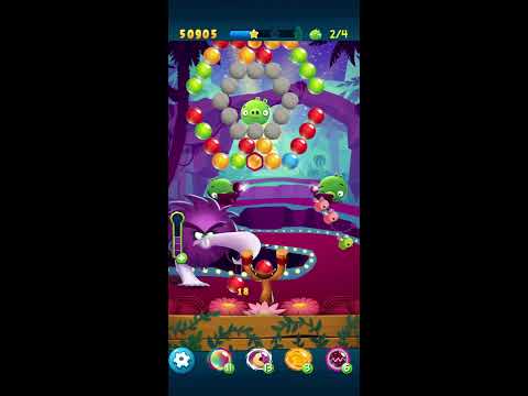 Angry Birds Pop Level 690 HARD - Zetas Freeze Pop helped alot