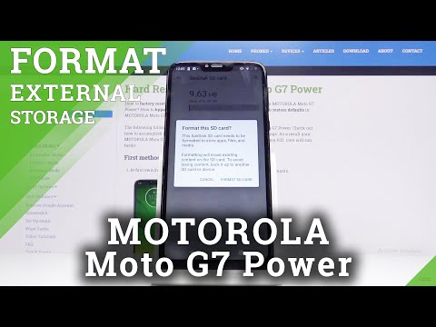 How to Format SD Card in MOTOROLA Moto G7 Power – Repair Memory Card