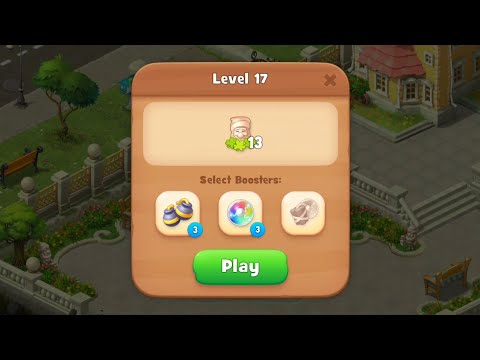 Gardenscapes Level 17 no boosters | F2P (ANDROID, IOS) 4K