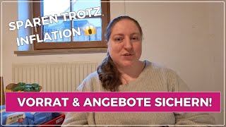 Sparen trotz Inflation 🛒 Wochen- & Monatseinkauf clever planen | Vorrat & Angebote | Big Mary