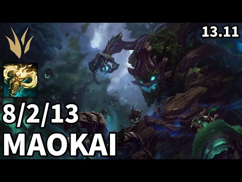 Maokai Jungle vs Kindred - KR Master | Patch 13.11