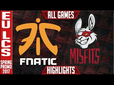Misfits Academy vs Fnatic All Games Highlights - EU LCS Summer Promotion 2017 - MSA vs FNA All Games