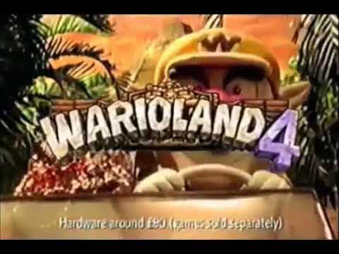 Wario Land 4, GBA (Nintendo, 2001) UK TV ad