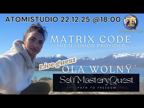 ATOMIstudio OLA WOLNY Matrix code 22.12.25 at 18:00