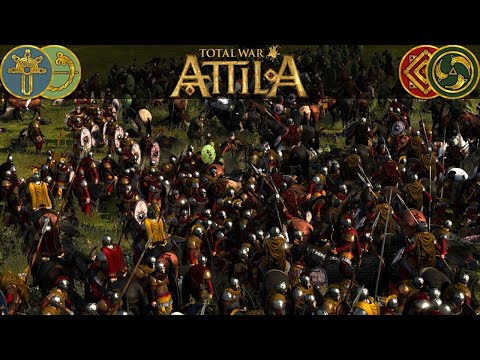 AN UNBELIEVABLE TURNAROUND! 2v2 Total War Attila Battle (Land)