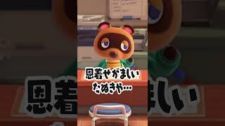 恩着せがましいたぬき【あつ森】