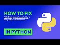 How to fix  ValueError: could not convert string to float: 'input_string' whe... in Python