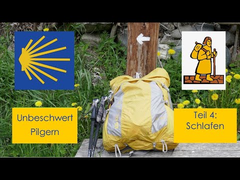 Carefree Pilgrimage 4 - Sleeping: 5 kg backpack equipment for the Camino de Santiago