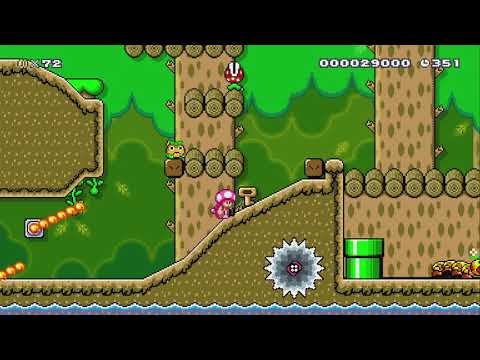 Super Mario RPG - Forest Maze by ZoneVD - Super Mario Maker 2 - No Commentary 1bx