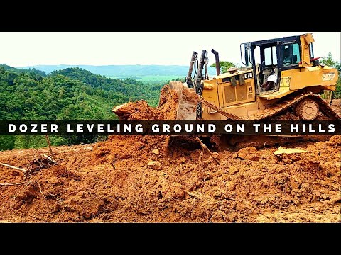 Dozer Leveling The Ground For Plantation Terraces