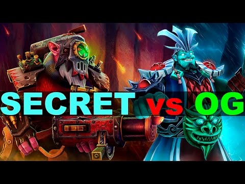 SECRET vs OG | MidOne Sniper vs Ana Storm Spirit | Highlights 7.02 — Dota 2 (2017)