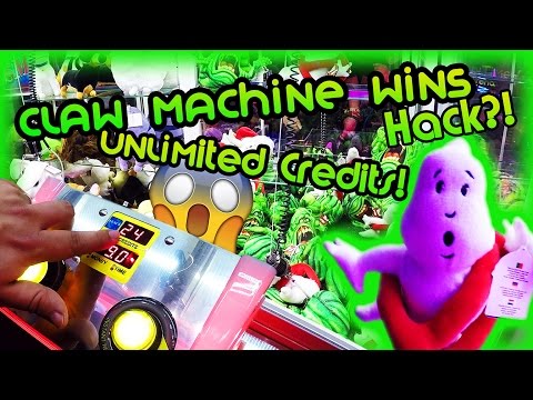 Claw Machine - Unlimited Credits at E-Claw - Free Plays - Hack?! - Ghostbusters Plush Wins