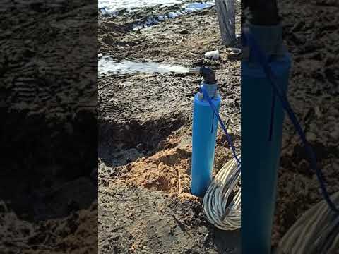 Финальная прокачка воды из скважины