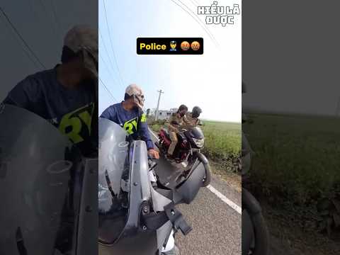 Biker hù dọa cảnh sát và cả người đi đường. 😈😭
