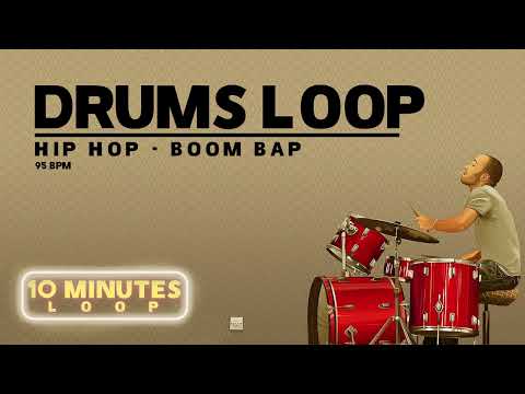 FREE DRUMS LOOP - Hip Hop / Boom Bap - 95 BPM 🥁
