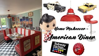 Amazing Home Makeover! - Our new American Diner and Sports Bar