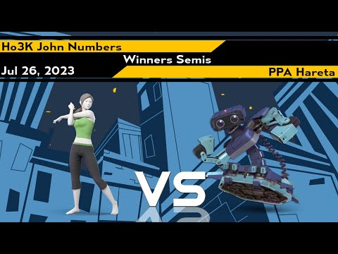 Xeno303 W.Semis - John Numbers (Wii Fit Trainer) vs Hareta (ROB) - Smash Ultimate