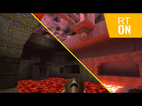 Quake - Ray Tracing Mod - ON vs OFF Comparison