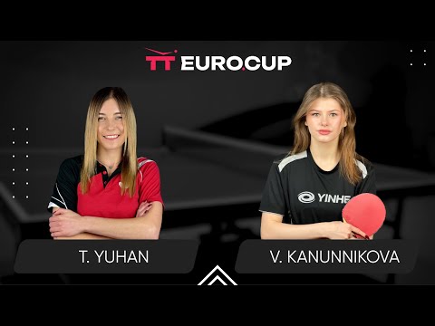 10:45 Tetiana Yuhan - Vasylysa Kanunnikova 31.03.2024 TT Euro.Cup Women Ukraine Star. TABLE 3