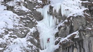 preview picture of video 'Zinal ice climbing'