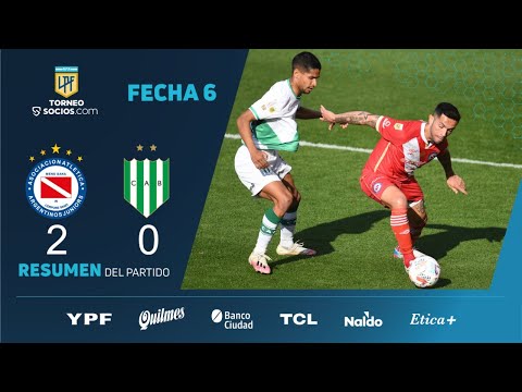 #TorneoSocios | Fecha 6 | resumen de Argentinos - Banfield