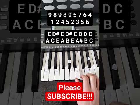 How to play Für Elise by Beethoven on piano!!! #piano #pianomusic #pianolessons #music