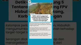 Serangan Drone FPV Hizbullah, Tank Brigade Golani Hancur & 30 Pasukan Israel Jadi Korban