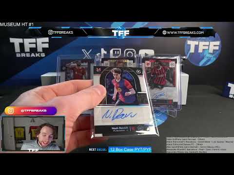 2024/25 Topps UEFA Club Competitions Museum Collection Soccer Hat-Trick 4-Box Case PYT/PYP #1