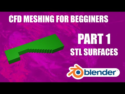 3D structured mesh for OpenFOAM: Surface generation