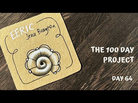 Day 64 of 100 Days of Tangling - Eeric
