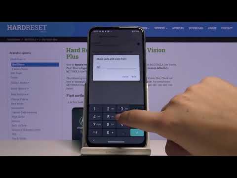 How to Block Number in Motorola One Vision Plus - Add Number to Blacklist