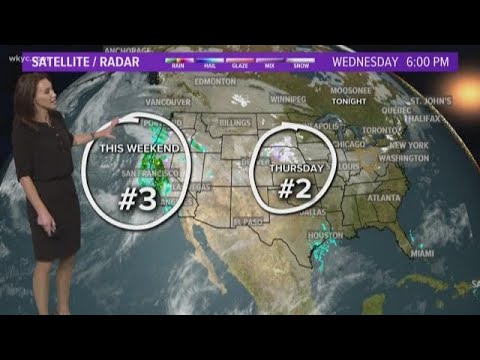 6 p.m. weather forecast for January 16, 2019