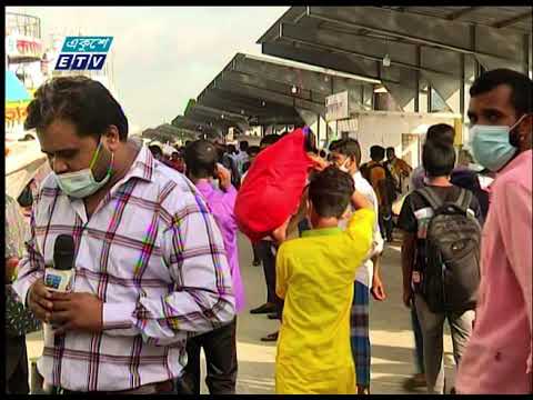 সদরঘাট থেকে ঈদে ঘরমুখো মানুষের খবর জানাচ্ছেন রাসেল খান