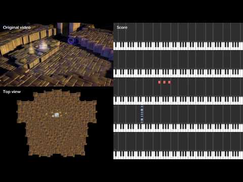 Animusic 2 - Heavy Light [Synthesia sheet music + Top view]