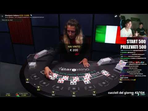 Il Gabbrone e Fedeyou DERUBANO il Tavolo da Blackjack *BIG PROFIT*