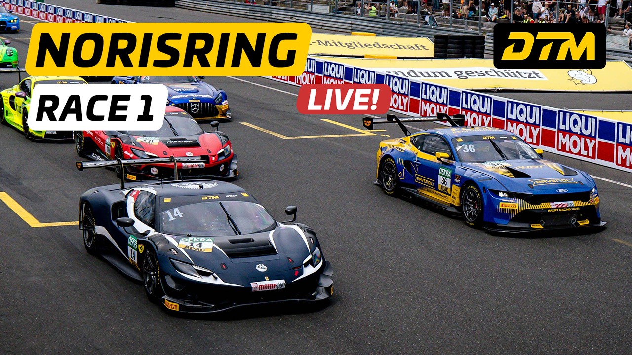 LIVE: DTM Norisring 2026 – RACE 1! 🏆 🏁 The Saturday Showdown | DTM 2026