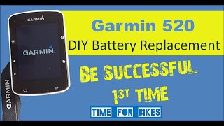 How to replace a Garmin 520 battery – The BEST DIY way