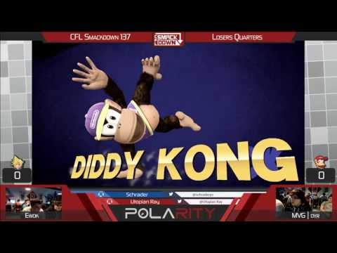 CFL Smackdown 137 WiiU - Ewok (Cloud) vs MVG | Dyr (Diddy Kong) - Losers Quarters