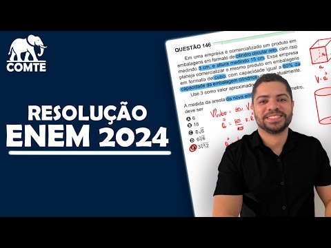 Questão 146 | Prova Verde ENEM 2024 | Em uma empresa é comercializado um produto em embalagens...